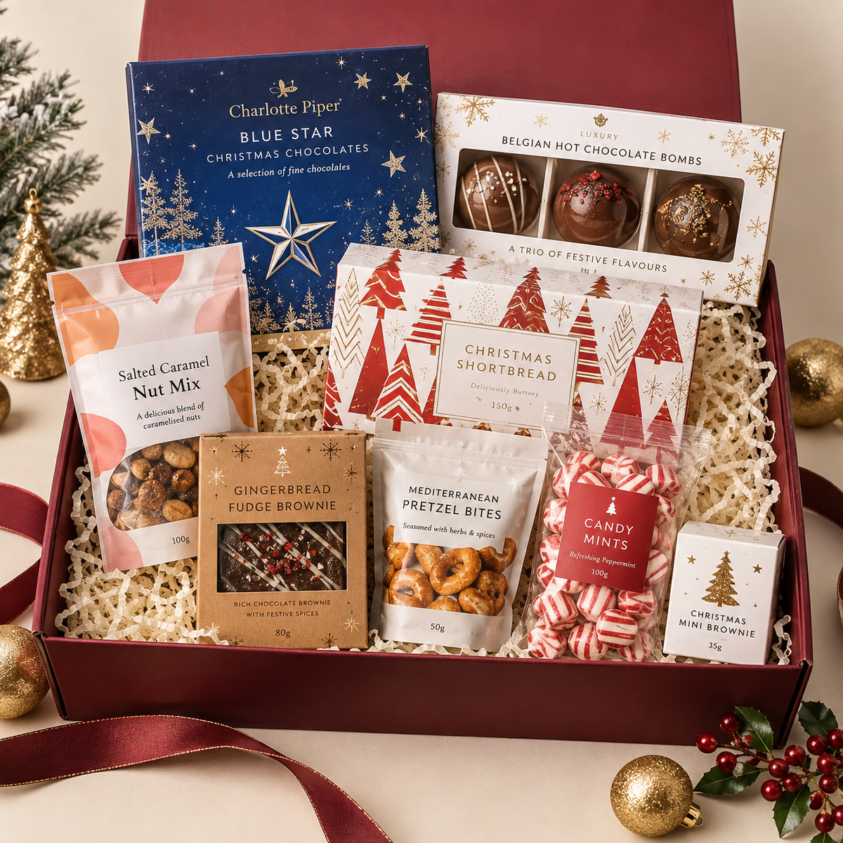 Christmas Celebration Box by Archies Gifts โ premium Christmas hamper NZ
