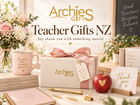 Teacher thank-you gift boxes from Archies Gifts New Zealand