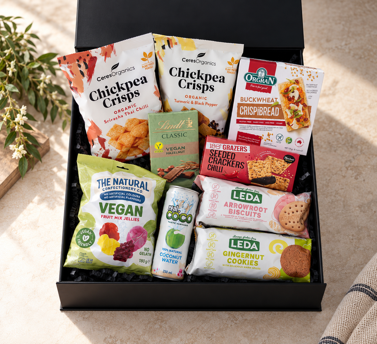 Gift Vegan Treats gift box from Archies Gifts Hamper gifts.